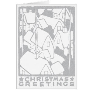 Cottages vintages à la neige