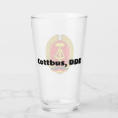 Cottbus, Oost-Duitsland (DDR, DDR) Glas (Achterkant)