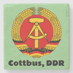 Cottbus, Oost-Duitsland (DDR, DDR) Stenen Onderzetter