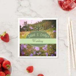 Cottcore Flower Meadow Wedding Servet