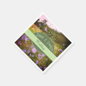 Cottcore Flower Meadow Wedding Servet (Hoek)