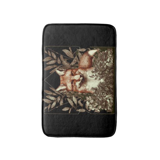 Cottcore Fox Badmat (Voorkant Verticaal)