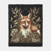 Cottcore Fox Fleece Deken (Voorkant)