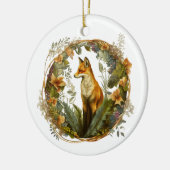 Cottcore Fox  Keramisch Ornament (Links)