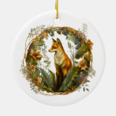 Cottcore Fox  Keramisch Ornament (Achterkant)