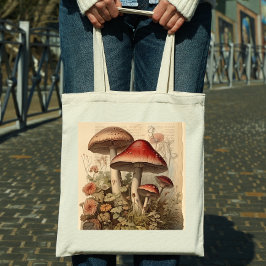 Cottcore-paddenstoel Tote Bag