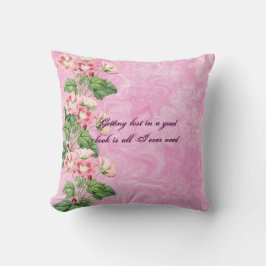 Cottcore roze Flowers Custom Sierkussen