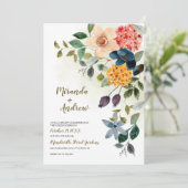 Cottcore Wedding | Tuinbouwtuin Kaart (Staand voorkant)