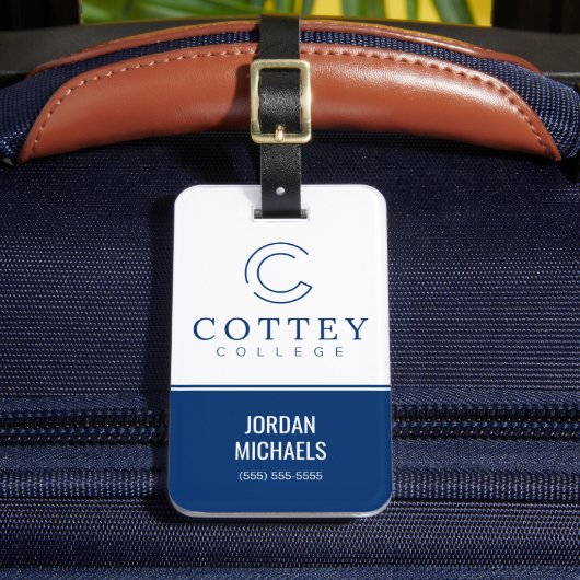 Cottey College Bagagelabel (Voorkant Insitu 2)