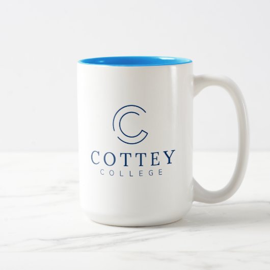 Cottey College Tweekleurige Koffiemok (Rechts)
