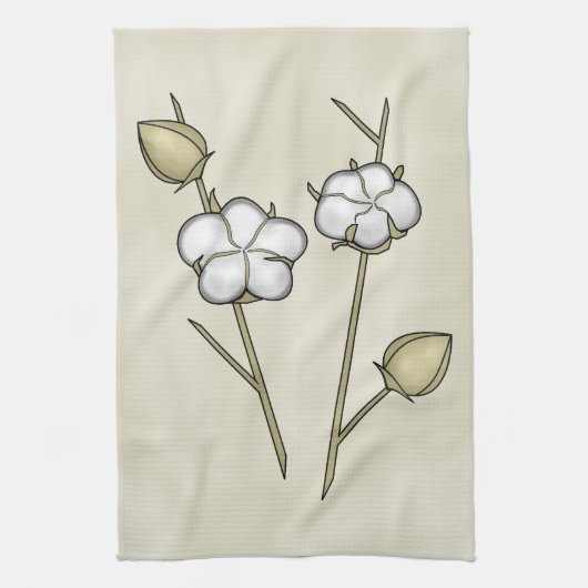 Cotton Boll Kitchen Towel Theedoek (Verticaal)