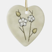 Cotton Boll Ornament (Rechts)