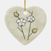 Cotton Boll Ornament (Achterkant)