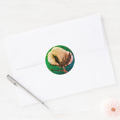 Cotton Boll Sticker (Envelop)