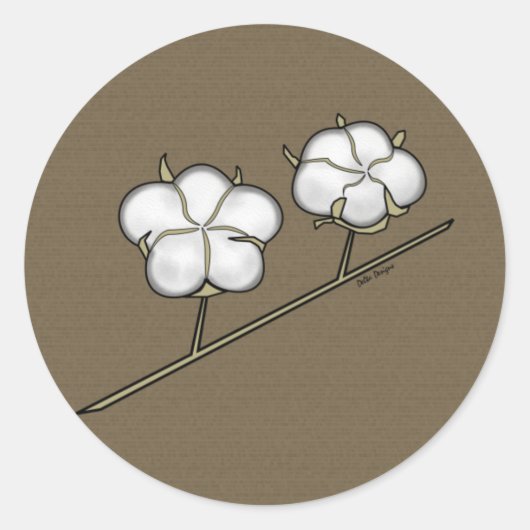 Cotton Boll Stickers (Voorkant)