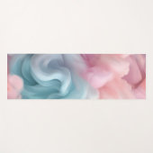 Cotton Candy Abstract Yogamat (Voorkant (horizontaal))