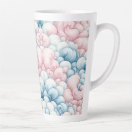 Cotton Candy Clouds Latte Mok