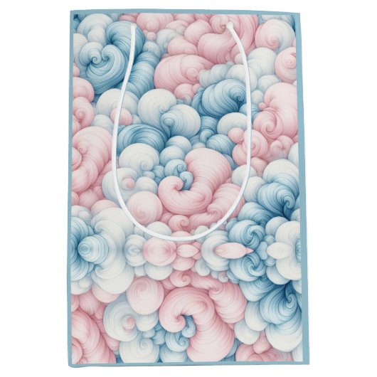 Cotton Candy Clouds Medium Cadeauzakje (Voorkant)
