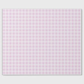 Cotton Candy Gingham Wrapping Paper Cadeaupapier (Vlak)