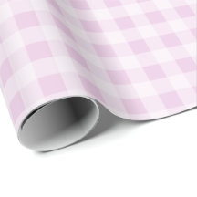 Cotton Candy Gingham Wrapping Paper