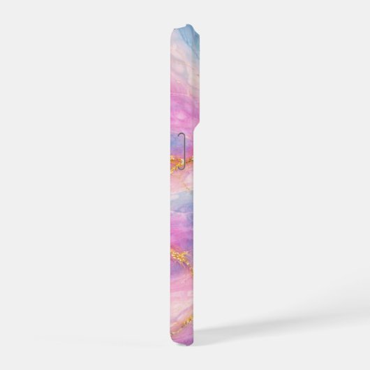 Cotton Candy Marble with Gold Veining (Côté droit)