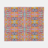 Cotton Candy Mirage Fleece Deken (Voorkant (Horizontaal))