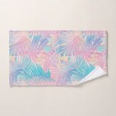 Cotton Candy Monstera Palm Jungle 1 (Serviette à main)