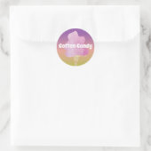 Cotton Candy Shop Ombre Business Étiquette (Sac)