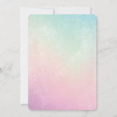 Cotton Candy Sky Stwood Party Invitation (Dos)