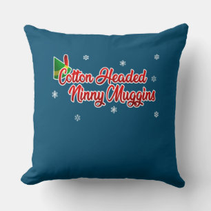 Cotton Headed Ninny Muggins Funny Elf Kerstmis Kussen
