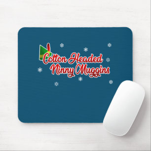 Cotton Headed Ninny Muggins Funny Elf Kerstmis Muismat