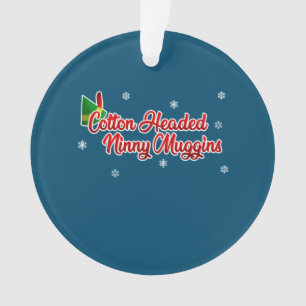 Cotton Headed Ninny Muggins Funny Elf Kerstmis Ornament