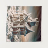 Cotton House met elegante architectuur Wandkleed (Voorkant (horizontaal))