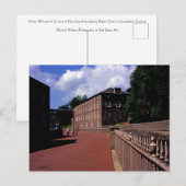 Cotton Mill op New Lanark Briefkaart (Voorkant / Achterkant)