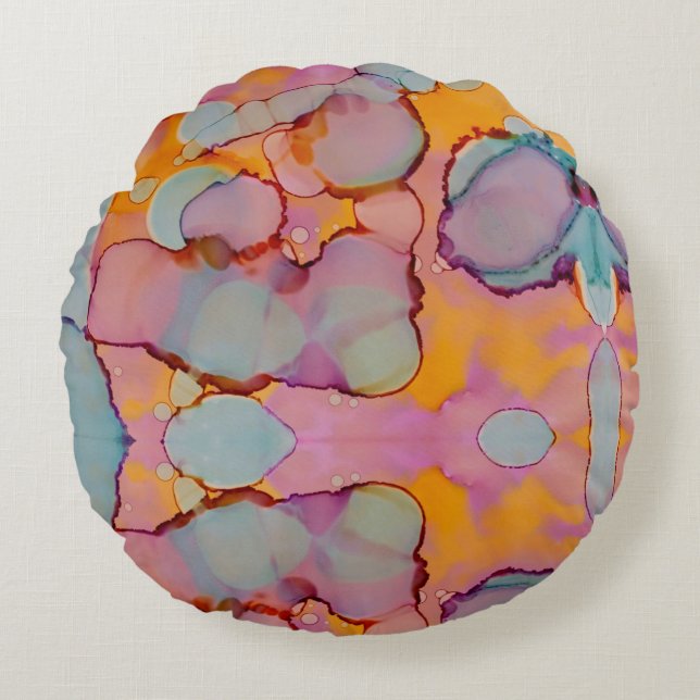 Cotton Snoep Mirage Rond Kussen (Voorkant)