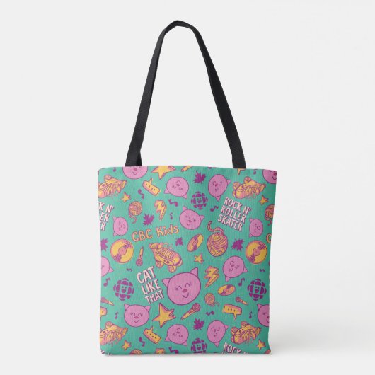 Cottonball Pattern Monogram Schouder Tas (Achterkant)