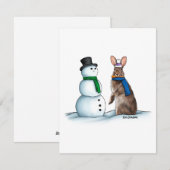 Cottontail - carte de vacances (Devant / Derrière)