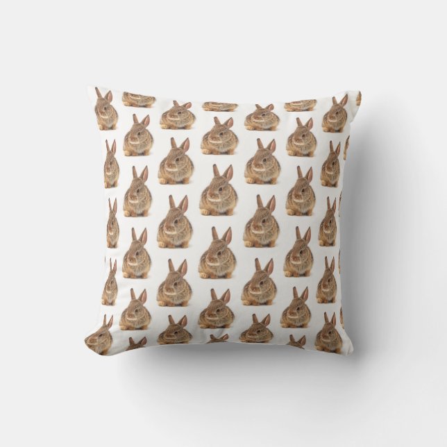 Cottontail Rabbit Kussen (Voorkant)