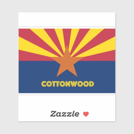 Cottonwood Arizona Sticker (Vel)