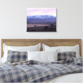 Cottonwood Mountain Sunset Canvas Afdruk (Insitu (Slaapkamer))