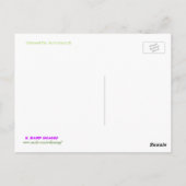 Cottonwood-structuur Briefkaart (Achterkant)