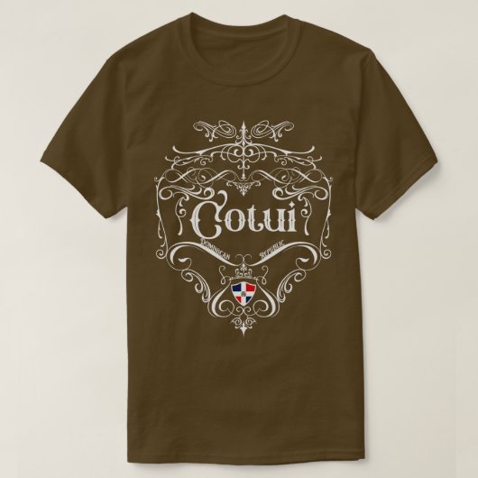 Cotui  ontwerp 1 t-shirt (Design voorkant)