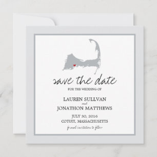 Cotuit Cape Cod Wedding Save the Date