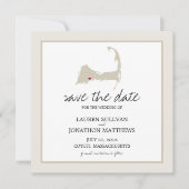 Cotuit Cape Cod Wedding Save the Date (Voorkant)