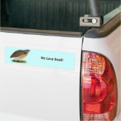 Coturnix Pharaoh Quail Bumpersticker (Op Truck)