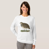 Coturnix Quail Hen T-shirt (Voorkant volledig)