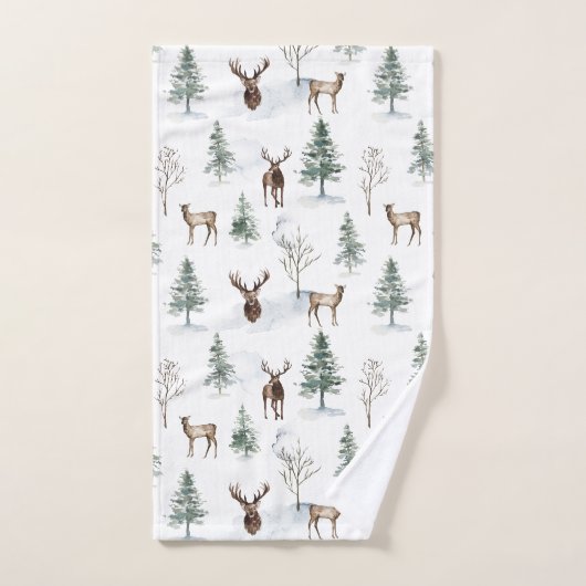 Cou rustique de la forêt (Serviette à main)