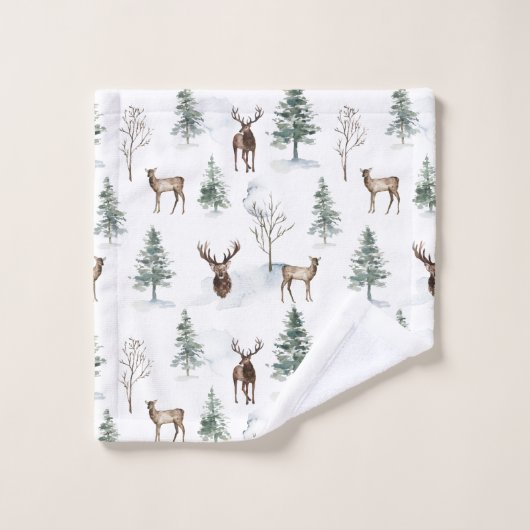 Cou rustique de la forêt (Gant de toilette)