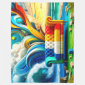 Couch Art Fleece Deken (Voorkant)