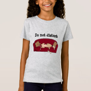 Couch Greyhound (flawn) Dog Lazy Slapende Funny T-shirt